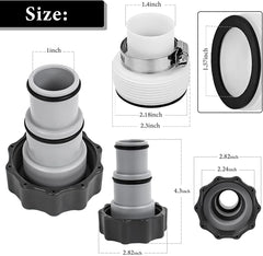 For Intex Pool Hose Adapter with Internal Thread, A Set, B Set, 1 A Type Adapter