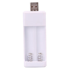 Directly Inserted 2 Slots USB AA / AAA Rechargeable Battery Charger, USB 2 Slots