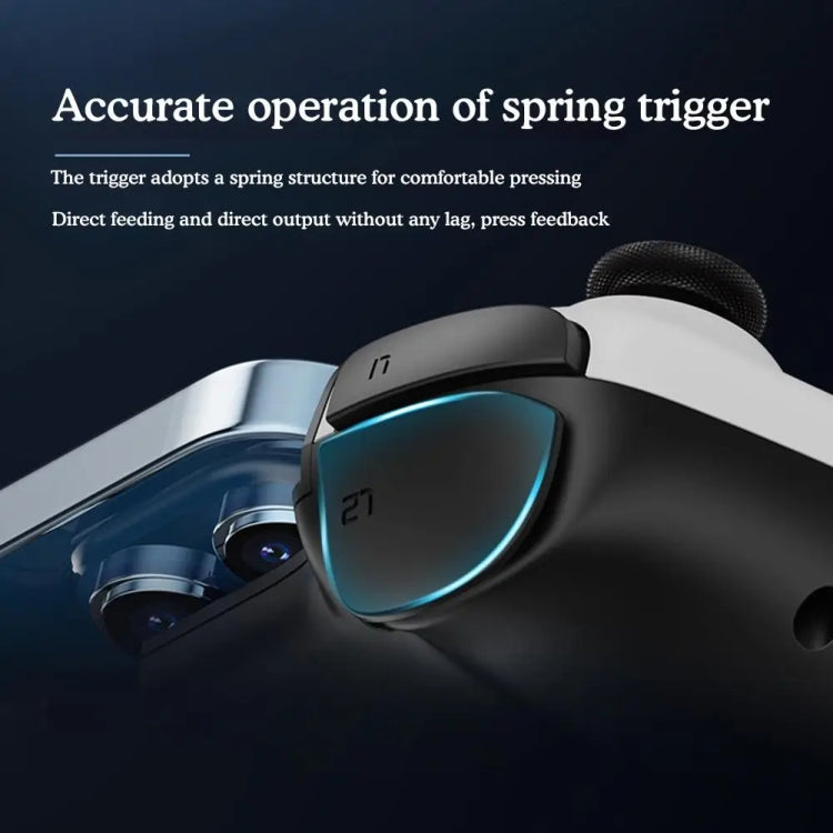 Mobile Phone Gaming Controller with Cooler & 2 Back Button Macro Programmable Mobile Phone Gaming Controller with Cooler & 2 Back Button Macro Programmable