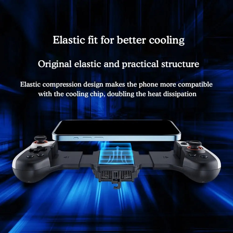 Mobile Phone Gaming Controller with Cooler & 2 Back Button Macro Programmable Mobile Phone Gaming Controller with Cooler & 2 Back Button Macro Programmable