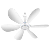 Ventilador pequeño de techo de seis aspas con USB, silencioso, de gran potencia y para dormitorio doméstico, con control remoto y cable de control de velocidad