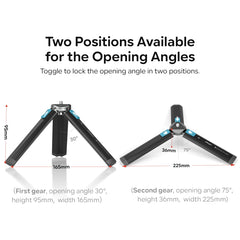 aMagisn AM11 Metal Desktop Tripod Mini Sports Camera SLR Accessories