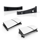 For PS5 Slim JYS-P5189 Console Horizontal Placement Stand Digital / Optical Drive Version Universal Storage Mount, Black, White, Transparent