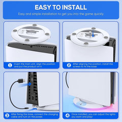 For Sony PS5 Slim IPEGA Universal Game Console Vertical Cooling Base Holder