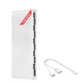 COOLMOON AM10 ARGB+PWM Dual 10 Ports Temperature Control Splitter Case Fan 5V 3Pin HUB