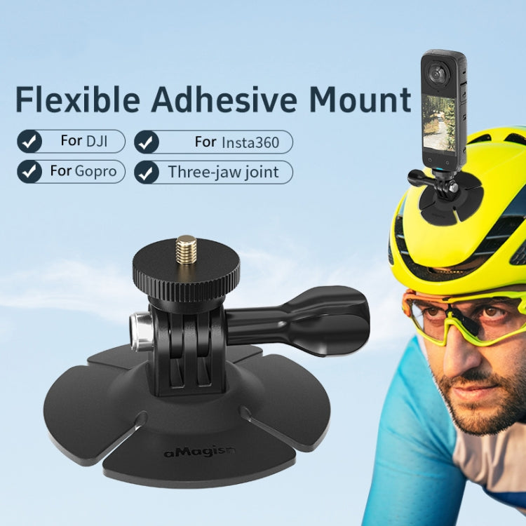 aMagisn Flexible Adhesive Mount for DJI / GoPro / Insta360 and Other Action Cameras aMagisn Flexible Adhesive Mount for DJI / GoPro / Insta360 and Other Action Cameras