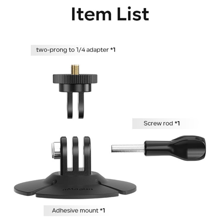 aMagisn Flexible Adhesive Mount for DJI / GoPro / Insta360 and Other Action Cameras aMagisn Flexible Adhesive Mount for DJI / GoPro / Insta360 and Other Action Cameras