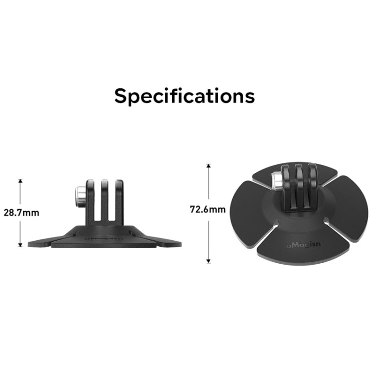 aMagisn Flexible Adhesive Mount for DJI / GoPro / Insta360 and Other Action Cameras aMagisn Flexible Adhesive Mount for DJI / GoPro / Insta360 and Other Action Cameras