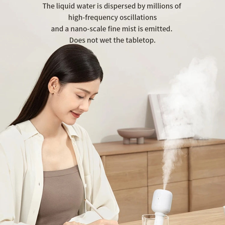 JisuLife JB07 Wireless High Mist Portable Humidifier, No Water Tank, White 1100mAh, White 2200mAh JisuLife JB07 Wireless High Mist Portable Humidifier, No Water Tank, White 1100mAh, White 2200mAh