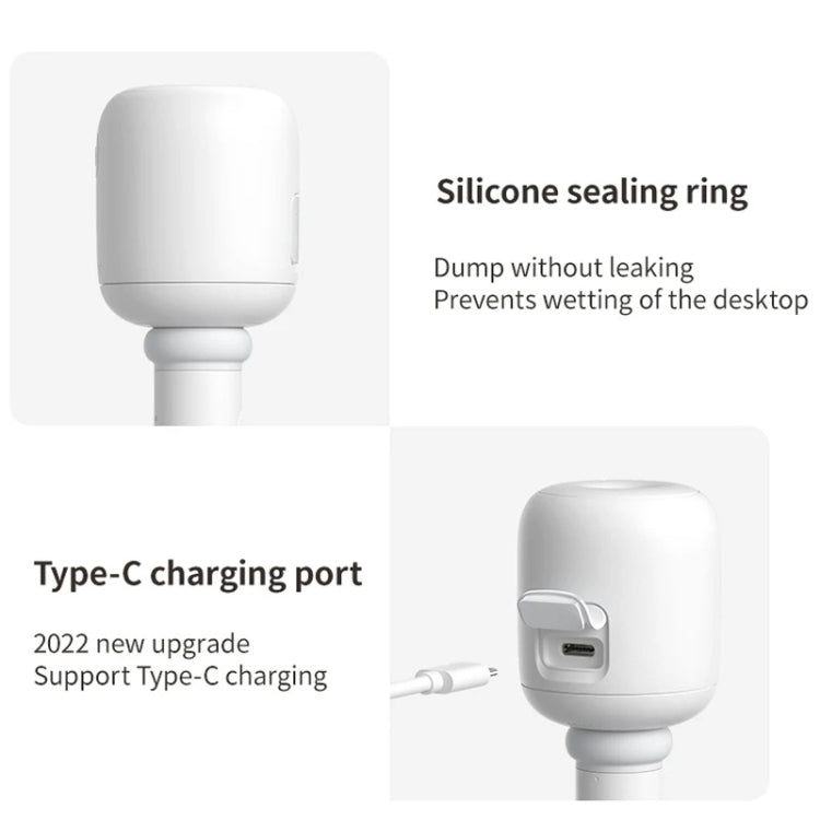 JisuLife JB07 Wireless High Mist Portable Humidifier, No Water Tank, White 1100mAh, White 2200mAh JisuLife JB07 Wireless High Mist Portable Humidifier, No Water Tank, White 1100mAh, White 2200mAh