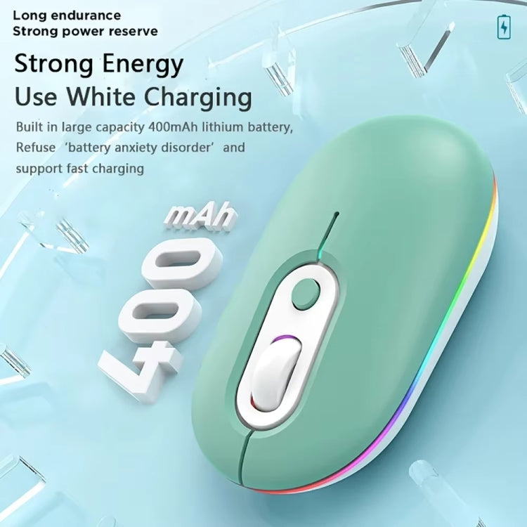 Rechargeable Illuminated Silent Wireless Mouse, 2.4G Pink, 2.4G Blue, 2.4G Green, 2.4G+Bluetooth Pink, 2.4G+Bluetooth Blue, 2.4G+Bluetooth Green Rechargeable Illuminated Silent Wireless Mouse, 2.4G Pink, 2.4G Blue, 2.4G Green, 2.4G+Bluetooth Pink, 2.4G+Bluetooth Blue, 2.4G+Bluetooth Green
