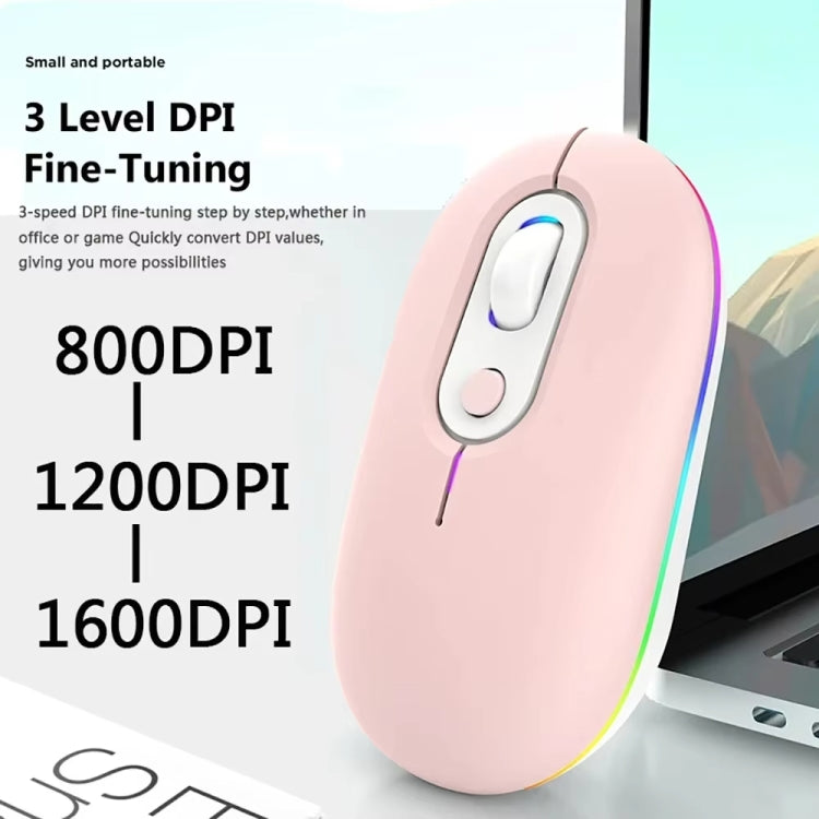 Rechargeable Illuminated Silent Wireless Mouse, 2.4G Pink, 2.4G Blue, 2.4G Green, 2.4G+Bluetooth Pink, 2.4G+Bluetooth Blue, 2.4G+Bluetooth Green Rechargeable Illuminated Silent Wireless Mouse, 2.4G Pink, 2.4G Blue, 2.4G Green, 2.4G+Bluetooth Pink, 2.4G+Bluetooth Blue, 2.4G+Bluetooth Green