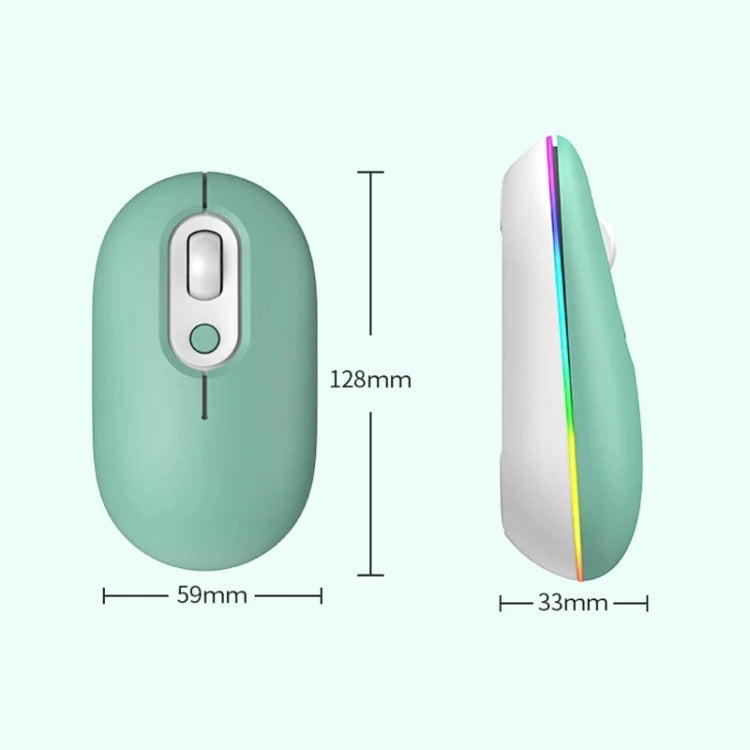 Rechargeable Illuminated Silent Wireless Mouse, 2.4G Pink, 2.4G Blue, 2.4G Green, 2.4G+Bluetooth Pink, 2.4G+Bluetooth Blue, 2.4G+Bluetooth Green Rechargeable Illuminated Silent Wireless Mouse, 2.4G Pink, 2.4G Blue, 2.4G Green, 2.4G+Bluetooth Pink, 2.4G+Bluetooth Blue, 2.4G+Bluetooth Green