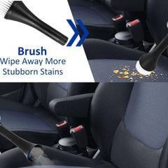 High Pressure Car Interior Cleaning Gun with Bearing Car Beauty Dust Removal Brush