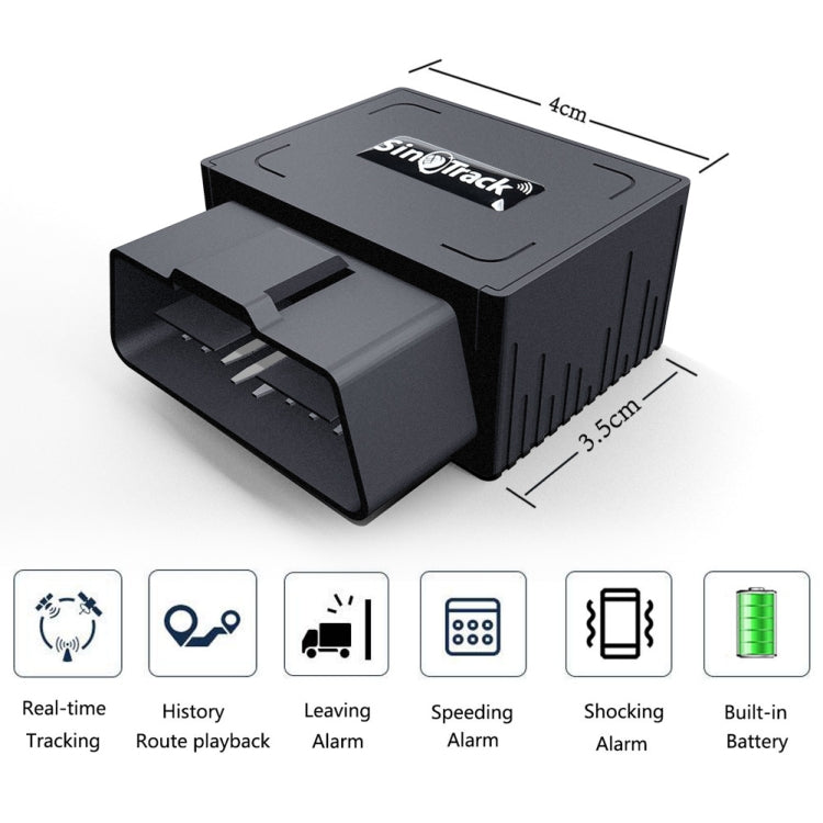SinoTrack 2G OBD GPS Anti-Theft Real-Time Positioning Tracker SinoTrack 2G OBD GPS Anti-Theft Real-Time Positioning Tracker