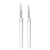 Nail Art Silicone Applicator Sticks Multi-Purpose Dabbing Powder Glitter Eyeshadow Brush Applying Manicure Tool, 2pcs