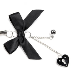 Female Cute Bow Pendant Conditioning Nipple Clips Adult SM Erotic Toys