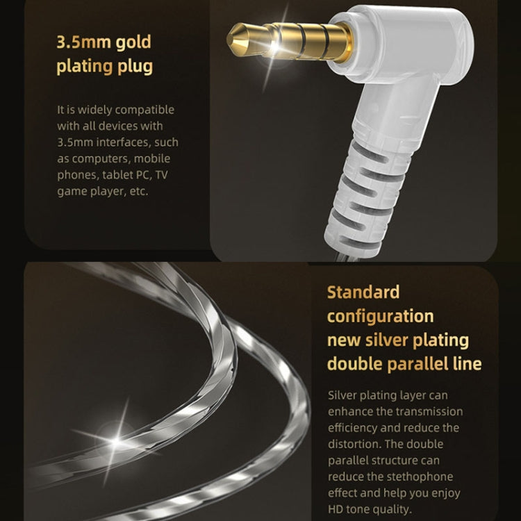 3.5mm Mobile Phone Earphones Sports In-Ear Pluggable Stage Earphone, QKZ HBB With Microphone, QKZ HBB Standard 3.5mm Mobile Phone Earphones Sports In-Ear Pluggable Stage Earphone, QKZ HBB With Microphone, QKZ HBB Standard