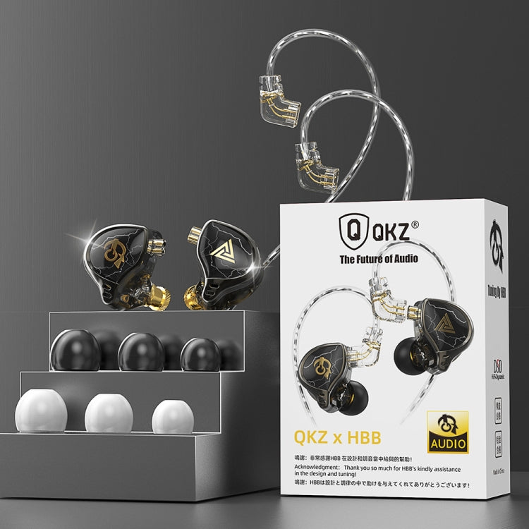 3.5mm Mobile Phone Earphones Sports In-Ear Pluggable Stage Earphone, QKZ HBB With Microphone, QKZ HBB Standard 3.5mm Mobile Phone Earphones Sports In-Ear Pluggable Stage Earphone, QKZ HBB With Microphone, QKZ HBB Standard