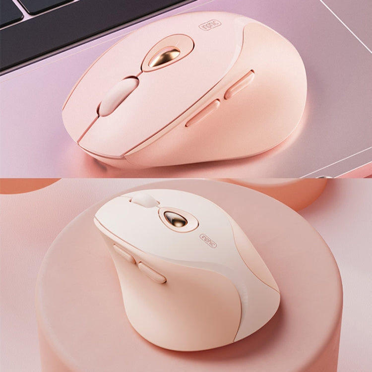 Inphic DR801 2,4G + Bluetooth 5.0/4.0 Kabellose Maus USB Tri-Mode Stumm Wiederaufladbare Gaming-Maus für Mädchen im Büro und zu Hause Inphic DR801 2,4G + Bluetooth 5.0/4.0 Kabellose Maus USB Tri-Mode Stumm Wiederaufladbare Gaming-Maus für Mädchen im Büro und zu Hause