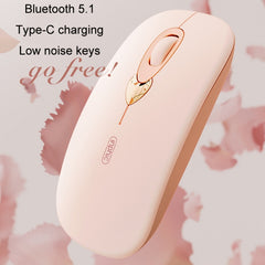 Inphic Q8 Gen 2 Bluetooth Maus Kabellose Leise Aufladen Büro Business Mädchen Laptop Maus
