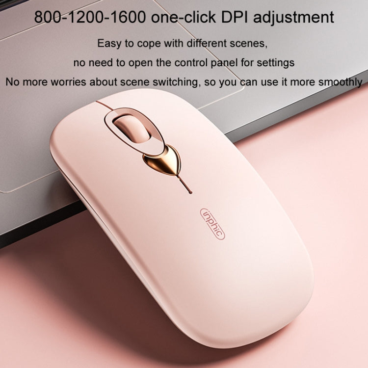Inphic Q8 Gen 2 Bluetooth Maus Kabellose Leise Aufladen Büro Business Mädchen Laptop Maus Inphic Q8 Gen 2 Bluetooth Maus Kabellose Leise Aufladen Büro Business Mädchen Laptop Maus
