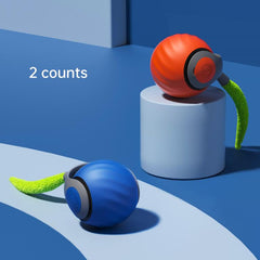 Smart Self Rolling Ball Interactive Cat Toys USB Rechargeable Cat Ball Two Speed Adjustment
