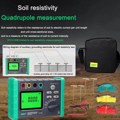 DUOYI Digital Ground Resistance Meter Tester