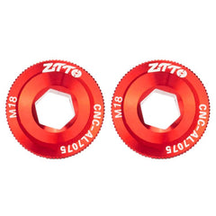 2pcs ZTTO Bicycle Aluminum Alloy Crank Cover Mountain Bike Crank Screws