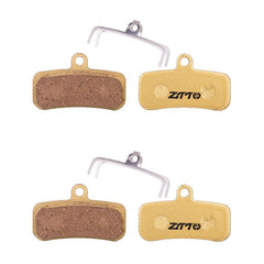 2pairs ZTTO Mountain Bike Full Metal Copper Base Lining Oil Disc Block Brake Pad