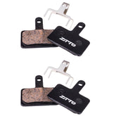 2pairs ZTTO Bicycle Disc Braking Pads Mountain Bike Semi-Metallic Resin Brake Pads