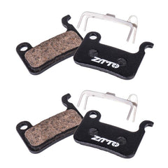2pairs ZTTO Bicycle Disc Braking Pads Mountain Bike Semi-Metallic Resin Brake Pads