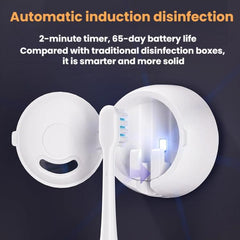 Smart Rechargeable Toothbrush UV Sterilizer and Storage Rack
