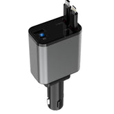 PD30W Car Charger With Retractable Cable