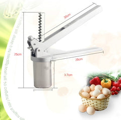 Household Stainless Steel Pasta Machine Small Manual Pasta Machine Multi-function Noodle Machine, Noodle Machine + 7 PCS Mould