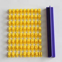 English Alphanumeric Symbol Seal Cookie Mold Movable Type Cake Mold Set