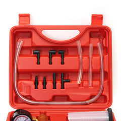 2 in 1 Brake Fluid Bleeder Change Hand Held Vacuum Pistol Pump Tester Kit, 2 in 1 Brake Fluid Bleeder
