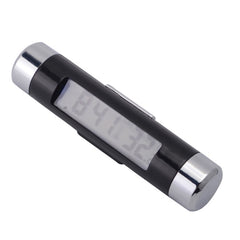 2 in 1 Car Auto Thermometer Clock Calendar LCD Display Screen, Car Auto Thermometer