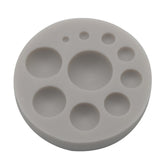 Round Silicone Fondant Cake Mold DIY Baking Decoration Chocolate Tool, Round Silicone(Grey), Round Silicone(Pink)