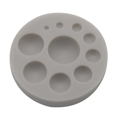 Round Silicone Fondant Cake Mold DIY Baking Decoration Chocolate Tool, Round Silicone(Grey), Round Silicone(Pink)