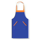 Solid Color Polyester Home Apron Antifouling Simple Adult Apron