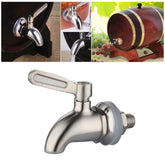 Drink Dispenser Beverage Wine Barrel Tap Spigot Stainless Steel Coffee Juice Faucet, 12mm, 16mm