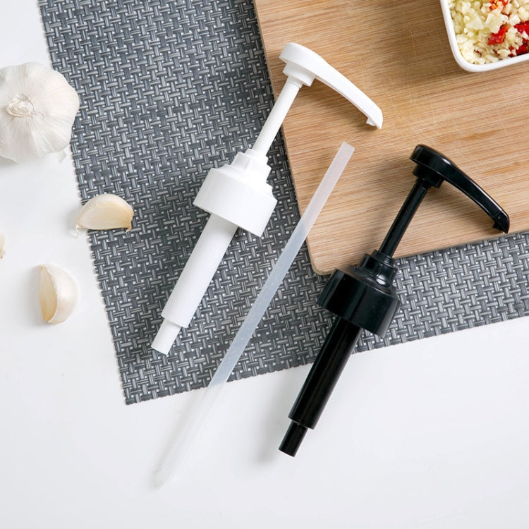 2pcs Household Fuel Consumption Quantitative Bottle Press Type Nozzle Pump Head, Plastic(White), Plastic(Black) 2pcs Household Fuel Consumption Quantitative Bottle Press Type Nozzle Pump Head, Plastic(White), Plastic(Black)