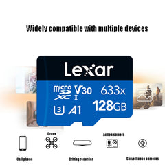 Lexar 633x 128GB High-speed Driving Recorder Dedicated TF Card Mobile Phone Memory Card