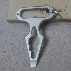 Mini Pocket EDC Stainless Steel Multi-function Self Security Defense Personal Tactical Tool