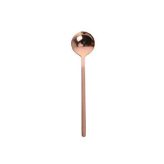 Mini Accessories Coffee Spoon Kitchen Dessertspoon Dining Round Shape Coffee  Stainless Steel Home
