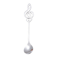 Creative Musical Note Spoon Coffee Stirring Scoop Stainless Steel Titanium Music Bar Spoon Gift Spoon