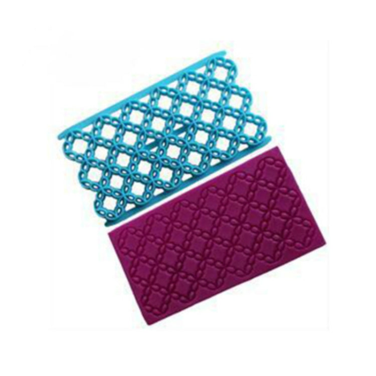 2 PCS Cake Fondant Tool Heart Shaped Diamond Texture Plaid Overpass Quyi Seal Printing Mould 2 PCS Cake Fondant Tool Heart Shaped Diamond Texture Plaid Overpass Quyi Seal Printing Mould