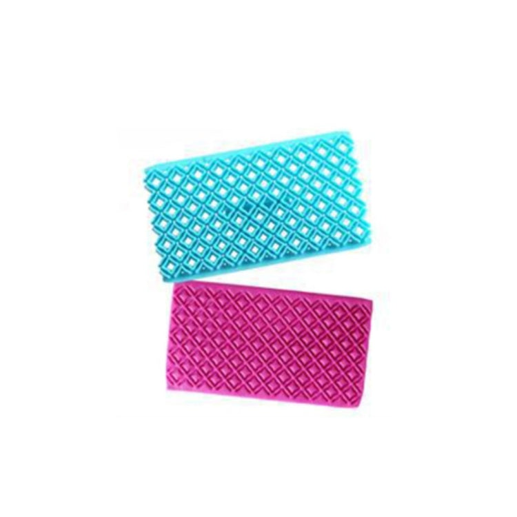2 PCS Cake Fondant Tool Heart Shaped Diamond Texture Plaid Overpass Quyi Seal Printing Mould 2 PCS Cake Fondant Tool Heart Shaped Diamond Texture Plaid Overpass Quyi Seal Printing Mould