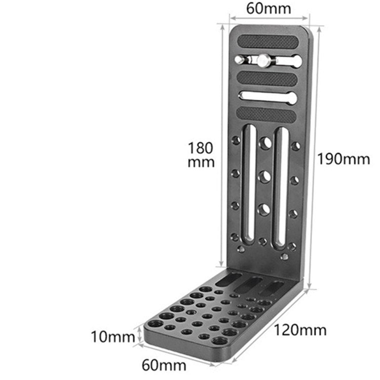 BXIN L130C Universal L-shaped Vertical Clapper SLR Tripod Hydraulic Pan/tilt Quick Release Plate Suitable For Shadow Stabilizer, BEXIN L130C BXIN L130C Universal L-shaped Vertical Clapper SLR Tripod Hydraulic Pan/tilt Quick Release Plate Suitable For Shadow Stabilizer, BEXIN L130C